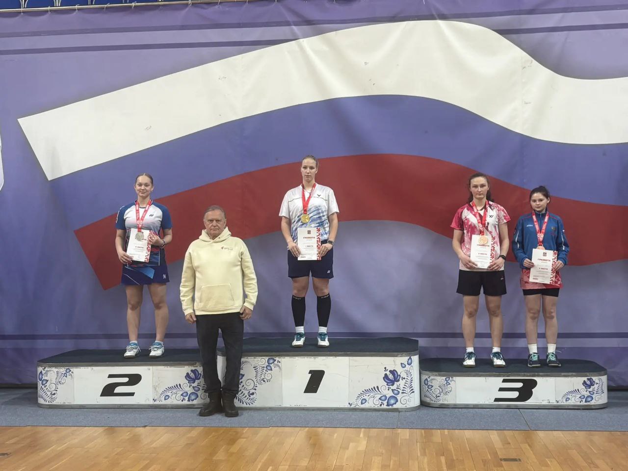 Спортсменка из Одинцово завоевала полный комплект наград на первенстве Московской области по бадминтону