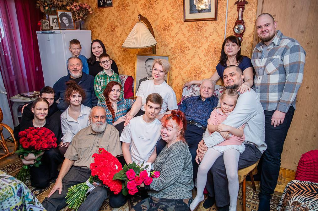 Ветеран Великой Отечественной войны Константин Сергеевич Федотов отмечает столетний юбилей