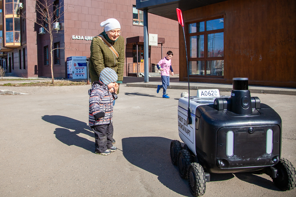 Роботы-доставщики нацелены на Одинцово