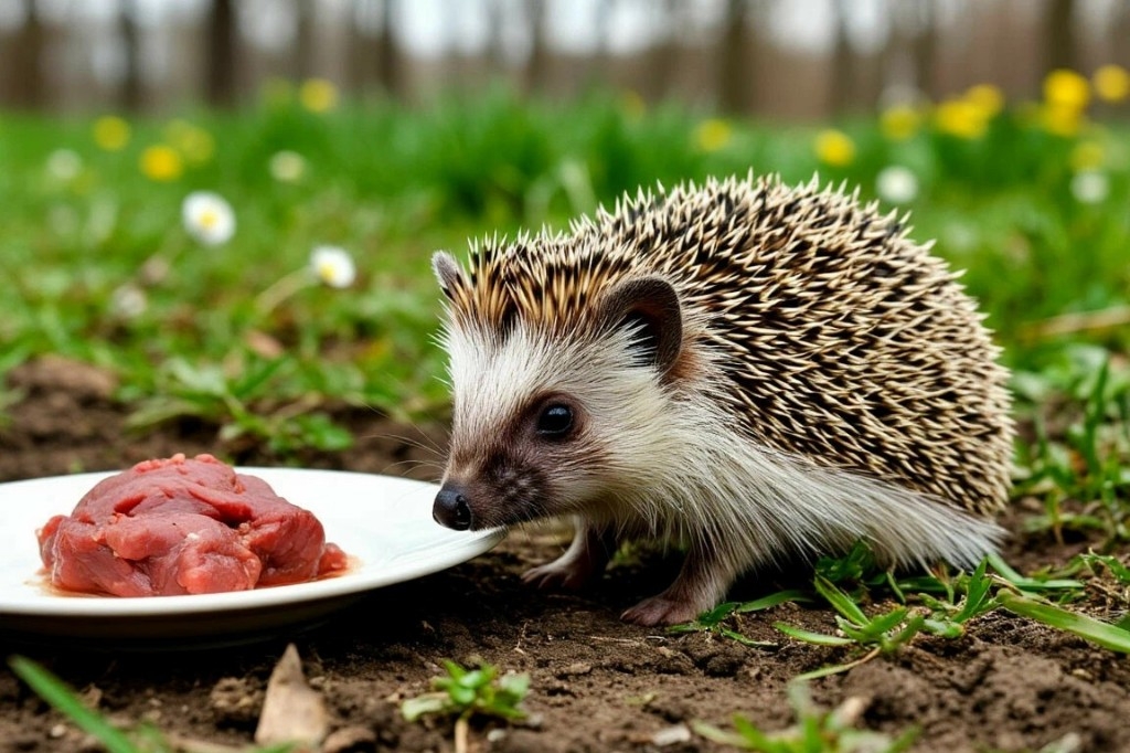 Тарелка каши для колючего соседа