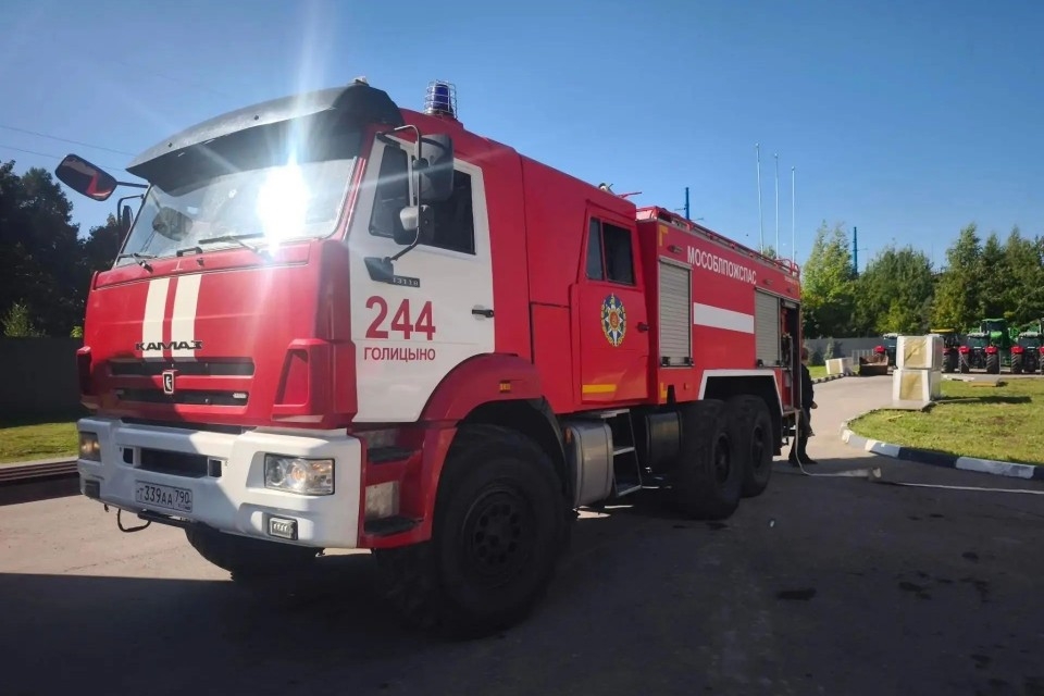 В Одинцовском округе прошли пожарно-тактические учения на автобусном заводе