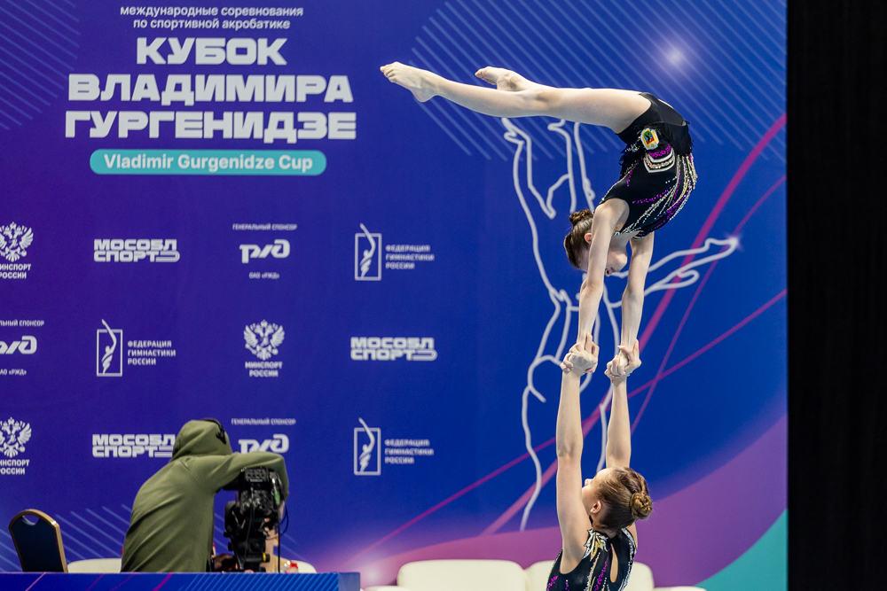 Международный турнир по спортивной акробатике в Одинцово
