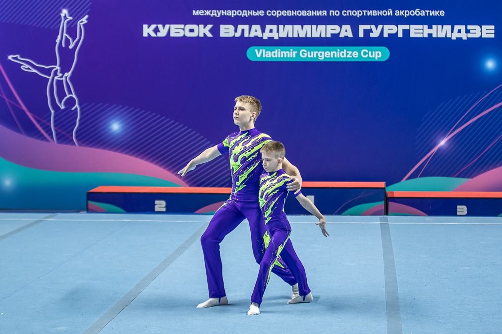 Международный турнир по спортивной акробатике в Одинцовском спортивно-зрелищном комплексе