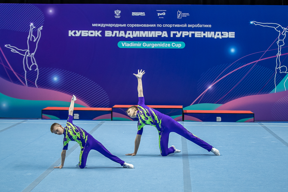 Международный турнир по спортивной акробатике в Одинцовском спортивно-зрелищном комплексе