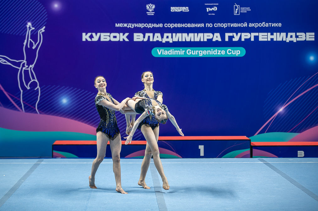 Международный турнир по спортивной акробатике в Одинцовском спортивно-зрелищном комплексе