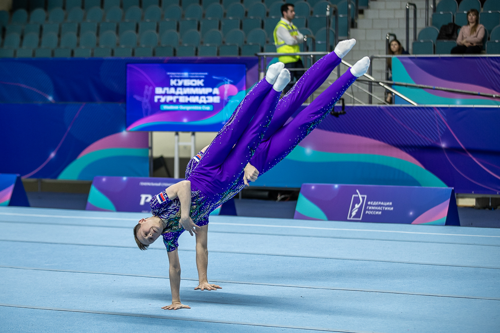 Международный турнир по спортивной акробатике в Одинцовском спортивно-зрелищном комплексе